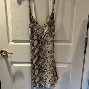 NEW Kendall & Kylie snake colored tank dress in size Medium